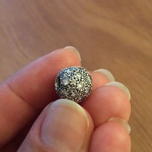 Sparkly pandora charm clip